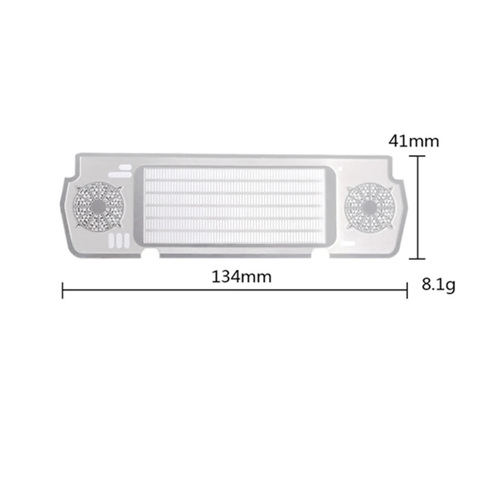 1pcs Metal Net Simulation Water Tank Cooling Box for Ford Bronco RC Cars Stainless Steel Cooling Radiator for Traxxas TRX4