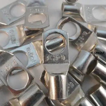 20 Pcs SC25-10 4 AWGX 3/8" Tinned Copper Lug Battery Cable Connector Terminal Free Shipping
20 Pcs SC25-10 4 AWGX 3/8" Tinned Copper Lug Battery Cable Connector Terminal Free Shipping