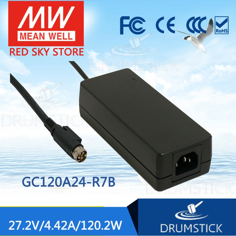 MEAN WELL GC120A24-R7B 27.2V 4.42A meanwell GC120 27.2V 120.2W Single Output Battery Charger
MEAN WELL GC120A24-R7B 27.2V 4.42A meanwell GC120 27.2V 120.2W Single Output Battery Charger
