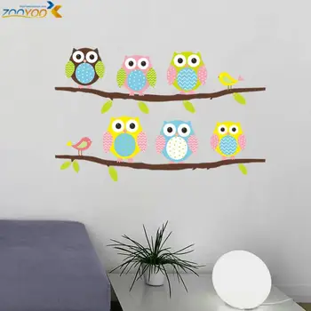 Owls on tree wall stickers for kids rooms decorative adesivo de parede pvc wall decal 1020. animal mural art cartoon posters 2.5
Owls on tree wall stickers for kids rooms decorative adesivo de parede pvc wall decal 1020. animal mural art cartoon posters 2.5