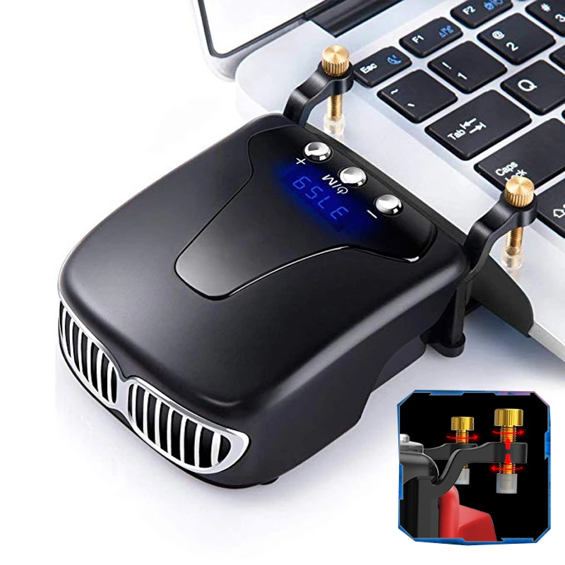 Laptop Exhaust Cooler Cooling Pad Intelligent Temperature Control Cooling Fan CPU Radiator LED Display Adjustable Speed
Laptop Exhaust Cooler Cooling Pad Intelligent Temperature Control Cooling Fan CPU Radiator LED Display Adjustable Speed