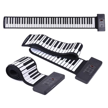 Silicon 88 Keys Hand Roll Up Piano Electronic USB Keyboard Built-in Li-ion Battery and Loud Speaker with One Pedal EU/US PLUG
Silicon 88 Keys Hand Roll Up Piano Electronic USB Keyboard Built-in Li-ion Battery and Loud Speaker with One Pedal EU/US PLUG