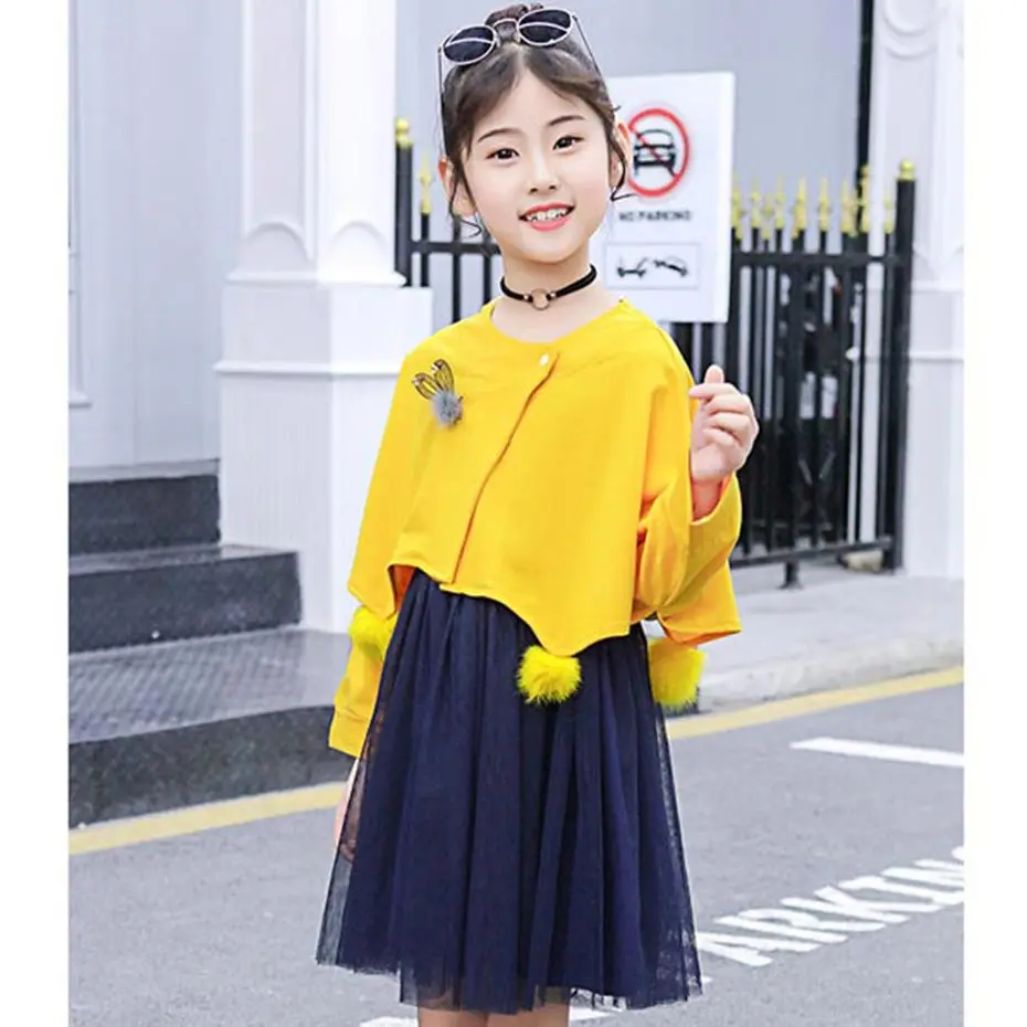 2019 Clothes Set For Girls Mesh Kids Clothes Suit Holiday Children's Costumes Jacket+Mesh Dress Kid Girls Clothing 6 8 12 Years
2019 Clothes Set For Girls Mesh Kids Clothes Suit Holiday Children's Costumes Jacket+Mesh Dress Kid Girls Clothing 6 8 12 Years