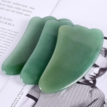 China Traditional Facial Gua Sha Tool 100% Natural Aventurine Stone SPA Acupuncture Scraping Massage Healing For Health Care
China Traditional Facial Gua Sha Tool 100% Natural Aventurine Stone SPA Acupuncture Scraping Massage Healing For Health Care