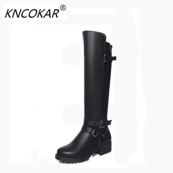 KNCOKAR 2017 winter convenient side zipper high - box female knight boots fashion fasteners to the knee motorcycle boots 40-43
KNCOKAR 2017 winter convenient side zipper high - box female knight boots fashion fasteners to the knee motorcycle boots 40-43