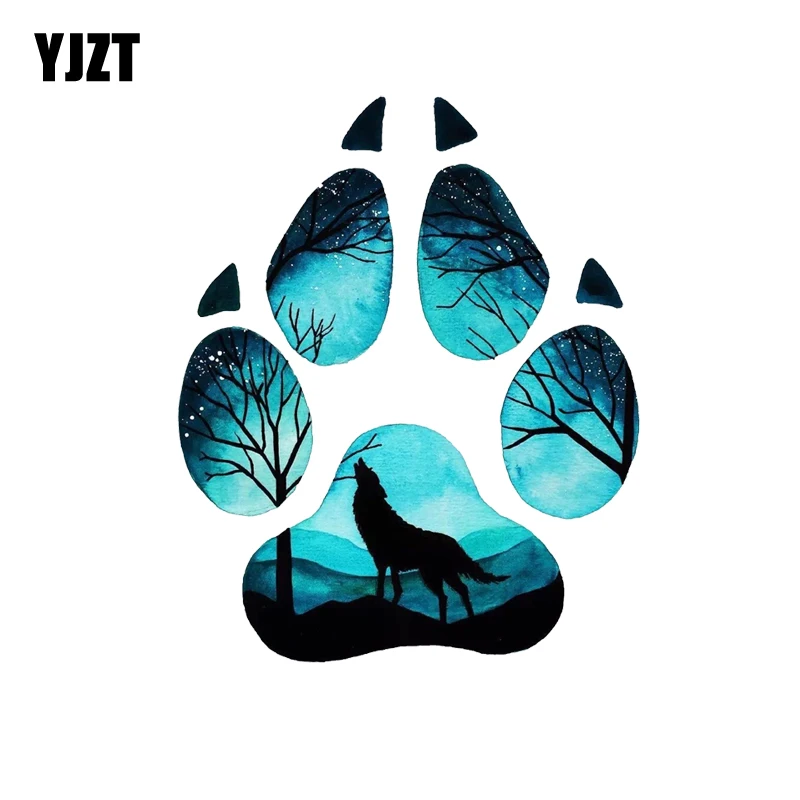 YJZT 13CM*15.9CM Creative Wolf Footprint Puzzle Decal PVC Motorcycle Car Sticker 11-00533
YJZT 13CM*15.9CM Creative Wolf Footprint Puzzle Decal PVC Motorcycle Car Sticker 11-00533