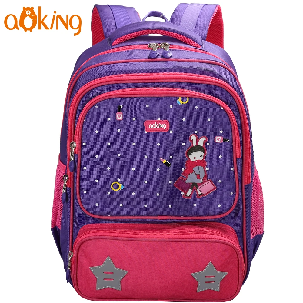 Aoking School Backpack for Kids Leisure Cute Animal Printing Primary Waterproof Nylon Backpack with Reflective Strip
Aoking School Backpack for Kids Leisure Cute Animal Printing Primary Waterproof Nylon Backpack with Reflective Strip