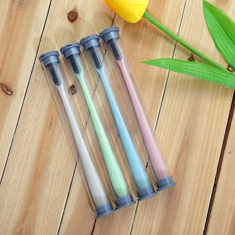 Eco Friendly 4PCS Wheat Straw Toothbrush Soft Slim Tip Charcoal Bristle Brush for adult oral care
Eco Friendly 4PCS Wheat Straw Toothbrush Soft Slim Tip Charcoal Bristle Brush for adult oral care