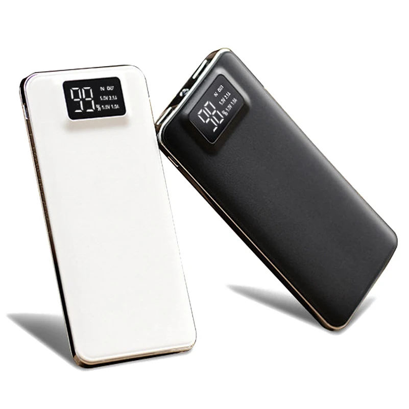 20000mAh Power Bank Dual USB LCD Powerbank Slim Poverbank Portable External Battery Pack Charger For iPhone Xiaomi Mobile Phone
20000mAh Power Bank Dual USB LCD Powerbank Slim Poverbank Portable External Battery Pack Charger For iPhone Xiaomi Mobile Phone
