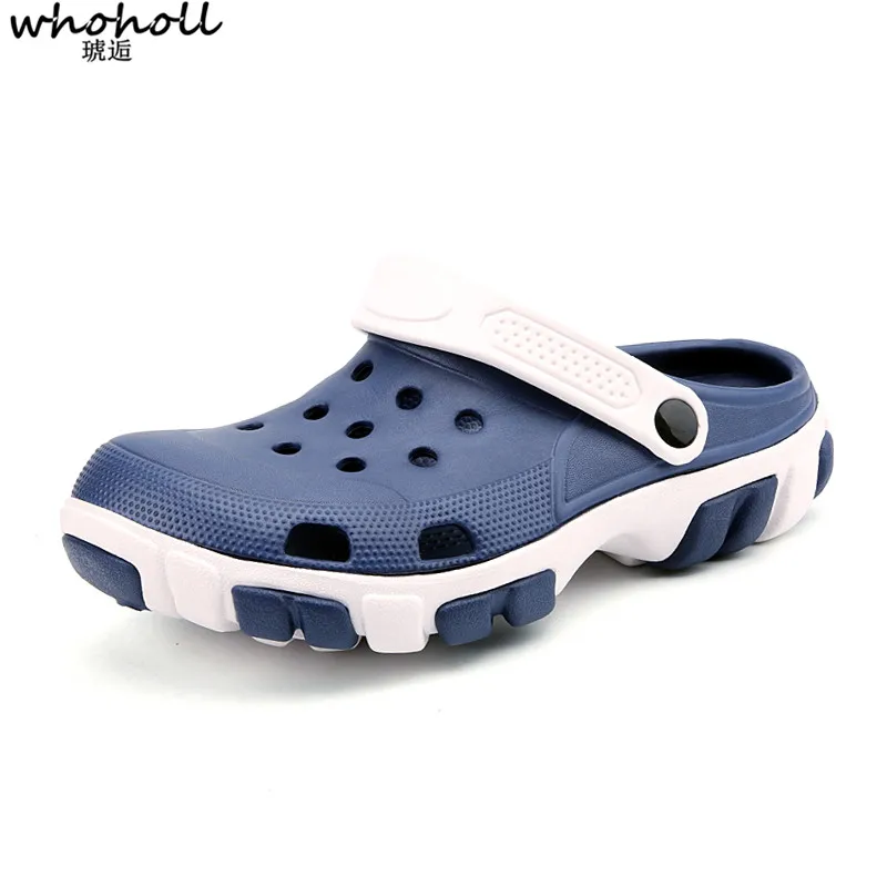 WHOHOLL Summer Men's Garden Clogs Slippers EVA Casual Fashion Soft Bottom Sandals For Men Mens Lightly Slipper Mule Clog Size 44
WHOHOLL Summer Men's Garden Clogs Slippers EVA Casual Fashion Soft Bottom Sandals For Men Mens Lightly Slipper Mule Clog Size 44