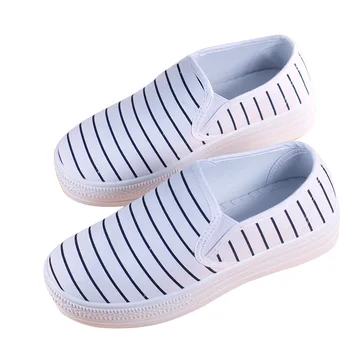 Platform Sneakers Women Shoes Zapatos Mujer Sport Shoes Woman Plus Size Sneakers Fashion Canvas Shoes Striped Slip On Flats
Platform Sneakers Women Shoes Zapatos Mujer Sport Shoes Woman Plus Size Sneakers Fashion Canvas Shoes Striped Slip On Flats