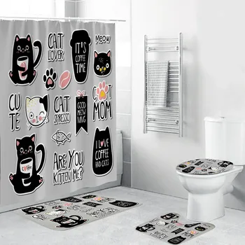 2019 hot new products 4PCS Non Slip Toilet Polyester Cover Mat Set Bathroom Shower Curtain Accessories tool Home Household 
2019 hot new products 4PCS Non Slip Toilet Polyester Cover Mat Set Bathroom Shower Curtain Accessories tool Home Household