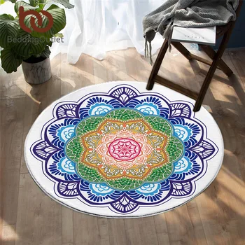 BeddingOutlet Mandala Floor Mat Bohemian Non-slip Round Carpet Boho Flower Print Area Rugs Colorful tapetes para casa sala
BeddingOutlet Mandala Floor Mat Bohemian Non-slip Round Carpet Boho Flower Print Area Rugs Colorful tapetes para casa sala