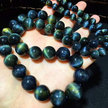 Genuine Natural Fire Blue Pietersite Crystal Round Clear Beads Jewelry Women Lady Fashion Long Necklace 8-17mm AAAAA Certificate 
Genuine Natural Fire Blue Pietersite Crystal Round Clear Beads Jewelry Women Lady Fashion Long Necklace 8-17mm AAAAA Certificate