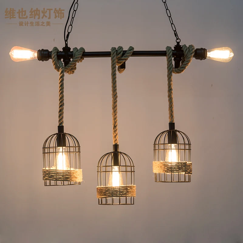 Vintage Rope Pendant Lights Lamp Loft Creative Personality Industrial Lamp Edison Bulb American Style For Living Room decoration
Vintage Rope Pendant Lights Lamp Loft Creative Personality Industrial Lamp Edison Bulb American Style For Living Room decoration