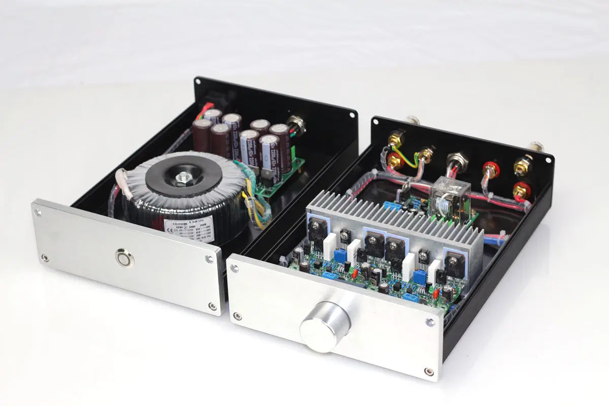 ZEROZONE HIFI Split NAP250 MOD Stereo Power amplifier 80W+80W desktop amp + PSU L8-8
ZEROZONE HIFI Split NAP250 MOD Stereo Power amplifier 80W+80W desktop amp + PSU L8-8