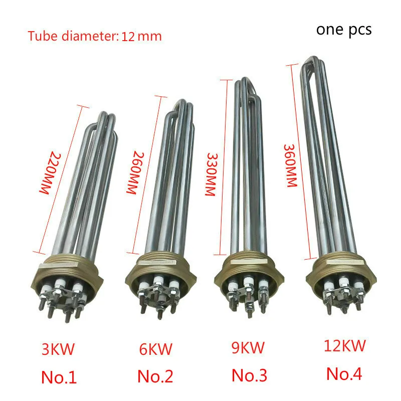 DN40 Hexagon Thread Heaters Electric Heater Heating Element for Solar Water Tank AC220V 3KW 6KW 9KW 12KW
DN40 Hexagon Thread Heaters Electric Heater Heating Element for Solar Water Tank AC220V 3KW 6KW 9KW 12KW