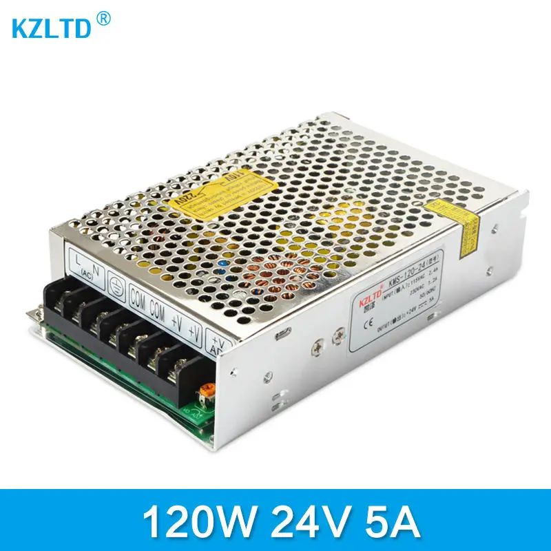 24V 5A LED Switching Power Supply 120W 110V / 220V Input AC DC Adapter for LED Strip LED Display CCTV Monitor 3-Year Warranty
24V 5A LED Switching Power Supply 120W 110V / 220V Input AC DC Adapter for LED Strip LED Display CCTV Monitor 3-Year Warranty