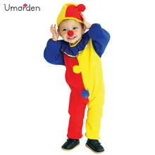 Umorden kostiumy na Halloween niegrzeczny kostium klauna dla dziewczynek chłopcy maluch fantazyjna sukienka dla dzieci kombinezon(China)