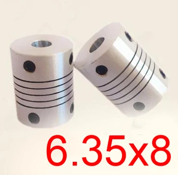 30pcs/lot 6.35x8 CNC Motor Jaw Shaft Coupler screw encoder 6.35mm to 8mm 6.35 to 8 Flexible Coupling 19mm OD 25mm length
30pcs/lot 6.35x8 CNC Motor Jaw Shaft Coupler screw encoder 6.35mm to 8mm 6.35 to 8 Flexible Coupling 19mm OD 25mm length