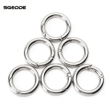 6pcs Silver Circle Round Carabiner Camping Spring Snap Clip Hook Keychain Camping Climbing Hiking Outdoor tools
6pcs Silver Circle Round Carabiner Camping Spring Snap Clip Hook Keychain Camping Climbing Hiking Outdoor tools