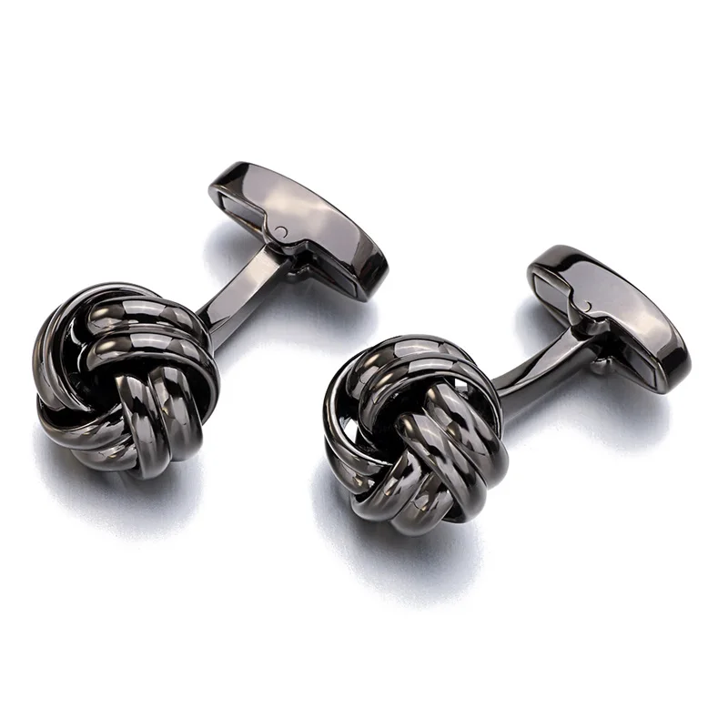 Lepton Black Metal Knot Cufflinks Christmas Gift for Mens Cuff links Novelty Design Knots Men French Shirt Cuffs Cufflink gemelo
Lepton Black Metal Knot Cufflinks Christmas Gift for Mens Cuff links Novelty Design Knots Men French Shirt Cuffs Cufflink gemelo