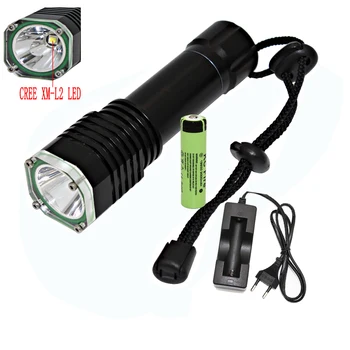 Portable 2000LM XML-L2 LED Diving Flashlight Torch Scuba Diving Lamp Lantern Waterproof Flash Light +18650 Battery +Charger
Portable 2000LM XML-L2 LED Diving Flashlight Torch Scuba Diving Lamp Lantern Waterproof Flash Light +18650 Battery +Charger