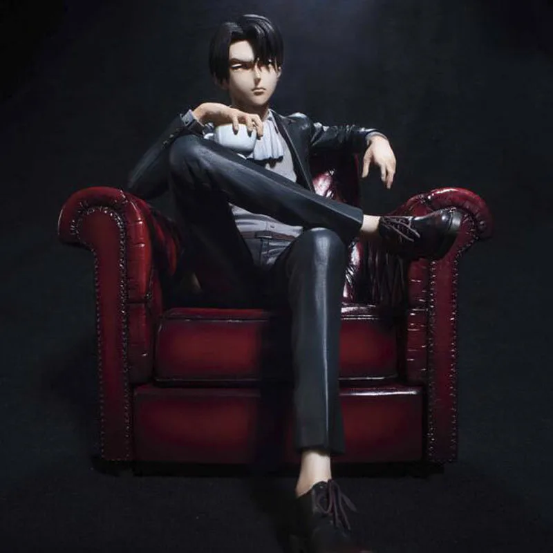 Anime Attack on Titan Character Levi Ackerman Heichov with Sofa Sitting Version Action Figure Model Toys
Anime Attack on Titan Character Levi Ackerman Heichov with Sofa Sitting Version Action Figure Model Toys