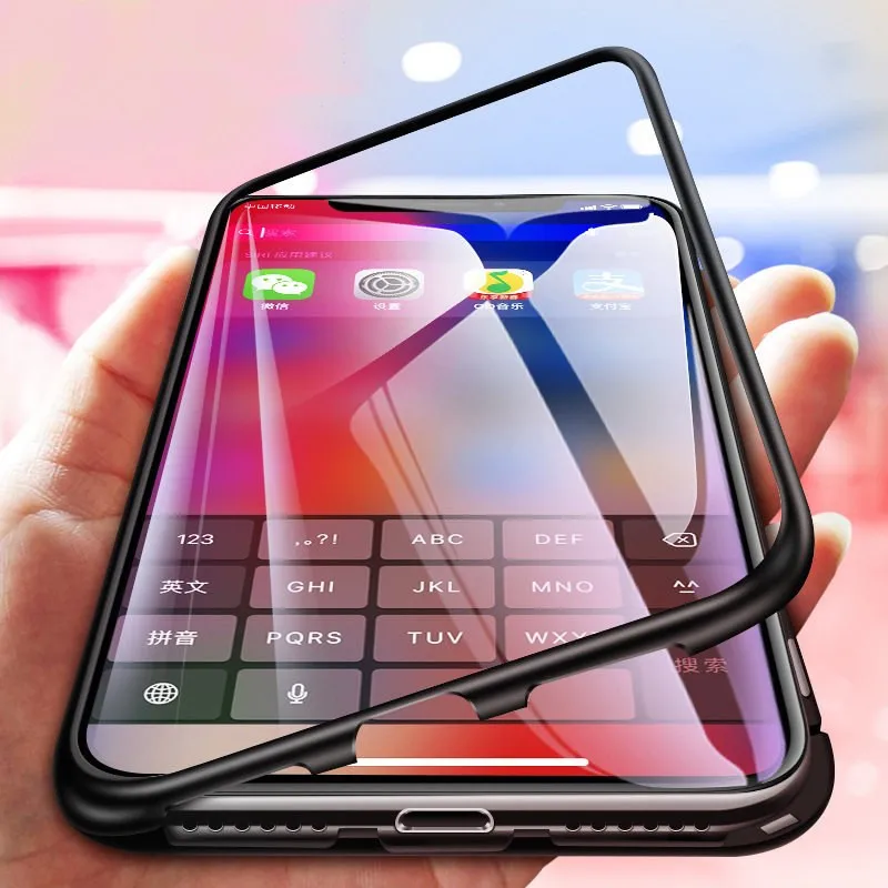 360 Magnetic Case For Samsung Galaxy S9 Note 8 S8 S7 Edge Metal Tempered Glass Cover For iPhone X 8 Plus 7 6 For Huawei P20 Case
360 Magnetic Case For Samsung Galaxy S9 Note 8 S8 S7 Edge Metal Tempered Glass Cover For iPhone X 8 Plus 7 6 For Huawei P20 Case
