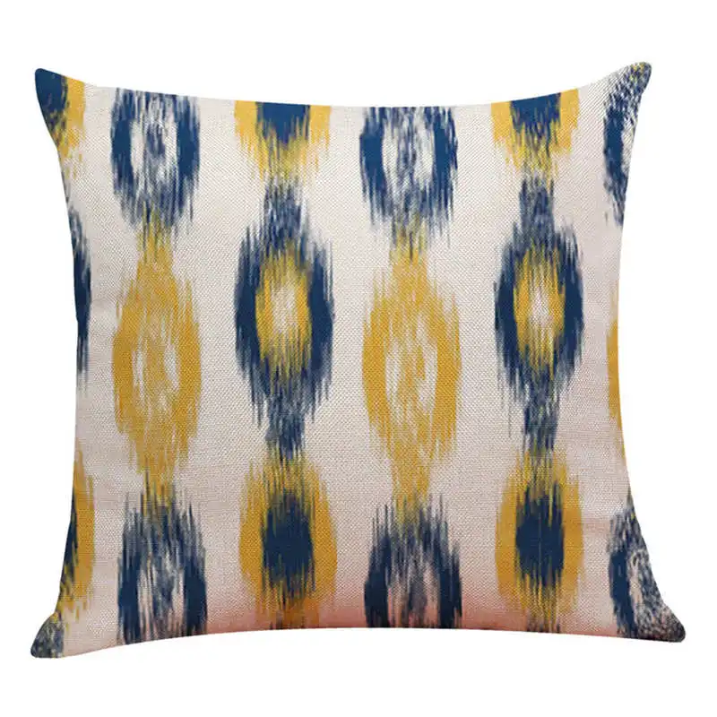 2018 Gold Bronzing Pillow Cases Geometric Pineapple Cotton Pillow Case blue Bedroom Home bed sofa pillow cover 45x45cm #3o11#f (6)
