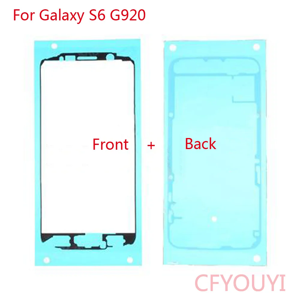 New Front Housing Frame + Battery Door Adhesive Sticker For Samsung Galaxy S6 G920 G920F
New Front Housing Frame + Battery Door Adhesive Sticker For Samsung Galaxy S6 G920 G920F