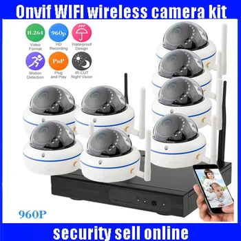 960P HD H.264 Waterproof Vandal-proof Dome IR IP Camera WIFI Security CCTV System 8CH Wireless NVR Surveillance Kit
960P HD H.264 Waterproof Vandal-proof Dome IR IP Camera WIFI Security CCTV System 8CH Wireless NVR Surveillance Kit