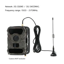 Magnetic Antenna 2G GSM 3G WCDMA 1920-2170MHz Magnetic Antenna for Trail Game Scouting Wildlife Hunting Camera
Magnetic Antenna 2G GSM 3G WCDMA 1920-2170MHz Magnetic Antenna for Trail Game Scouting Wildlife Hunting Camera