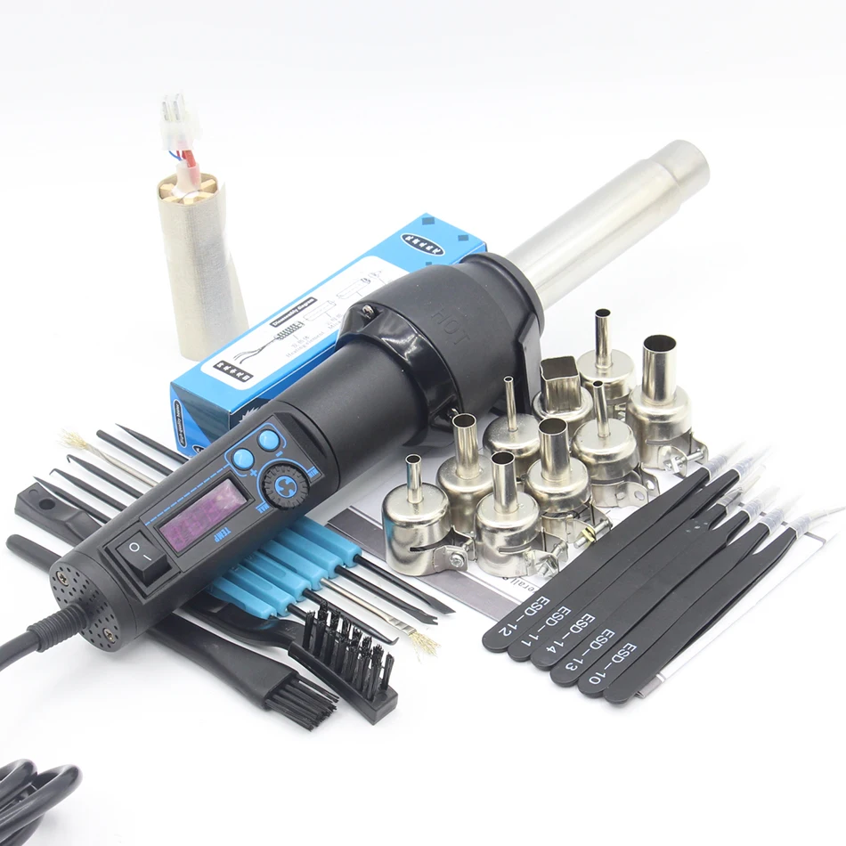 SAIKE 8858LCD 220V /110V EU/US 650W LCD Adjustable Electronic Heat Hot Air Gun Desoldering Soldering Station IC SMD BGA
SAIKE 8858LCD 220V /110V EU/US 650W LCD Adjustable Electronic Heat Hot Air Gun Desoldering Soldering Station IC SMD BGA