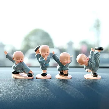 MR TEA 4pcs/set Car Ornaments Resin Monks Buddha Figurine Automobile Decoration Kung Fu Doll Auto Interior Dashboard Charms
MR TEA 4pcs/set Car Ornaments Resin Monks Buddha Figurine Automobile Decoration Kung Fu Doll Auto Interior Dashboard Charms