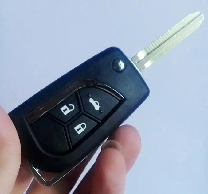 NEW Keyless Folding Remote Key Shell Case Fob 3 Button Replacement for Toyota Camry Corolla RAV4 With LOGO
NEW Keyless Folding Remote Key Shell Case Fob 3 Button Replacement for Toyota Camry Corolla RAV4 With LOGO