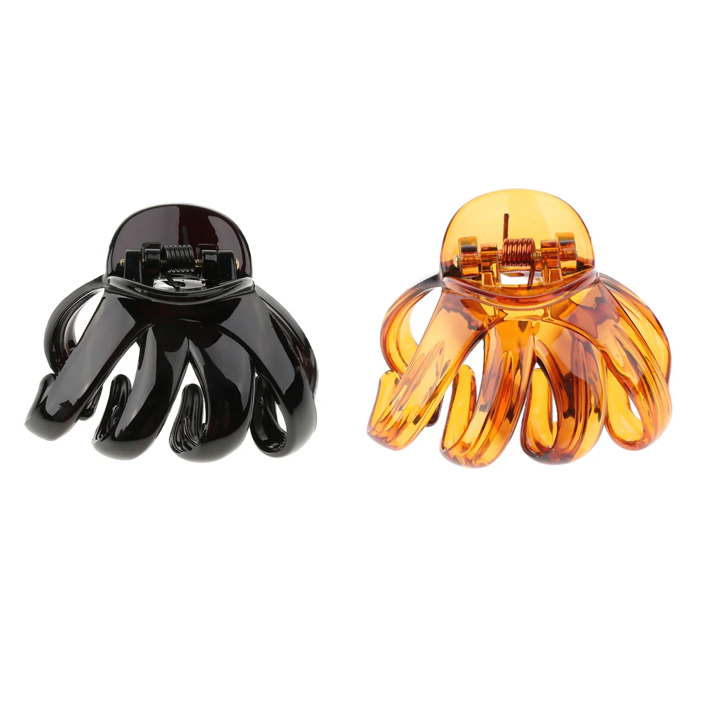 Large Hair Claw Clips Thick Hair Octopus Jaw Folding Hairpin for Women Ladies
