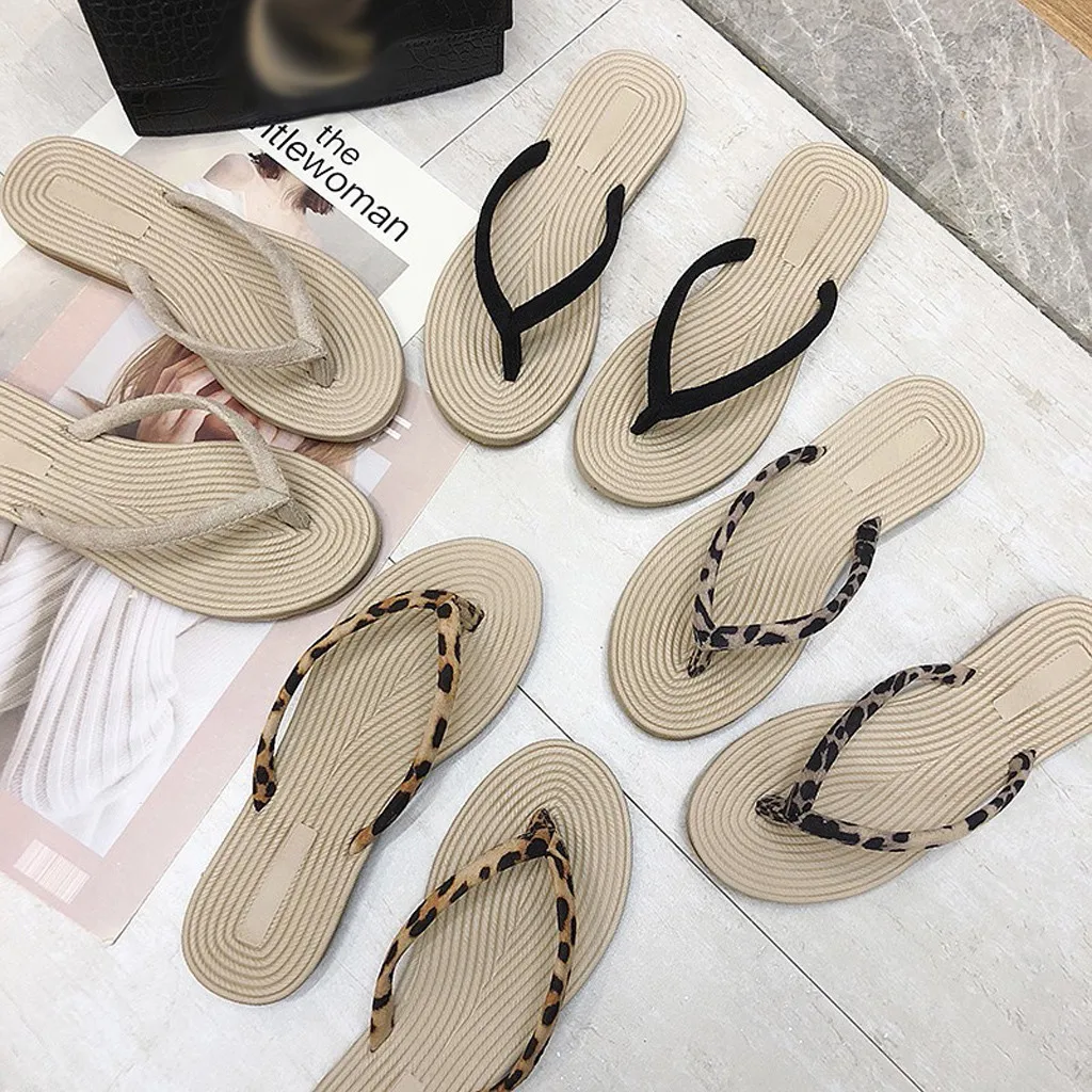 Summer Flax Home Slippers leopard Women outdoor shopping Beach shoes Flip Flops Non-slip Unisex home Slippers Zapatos Mujer
Summer Flax Home Slippers leopard Women outdoor shopping Beach shoes Flip Flops Non-slip Unisex home Slippers Zapatos Mujer