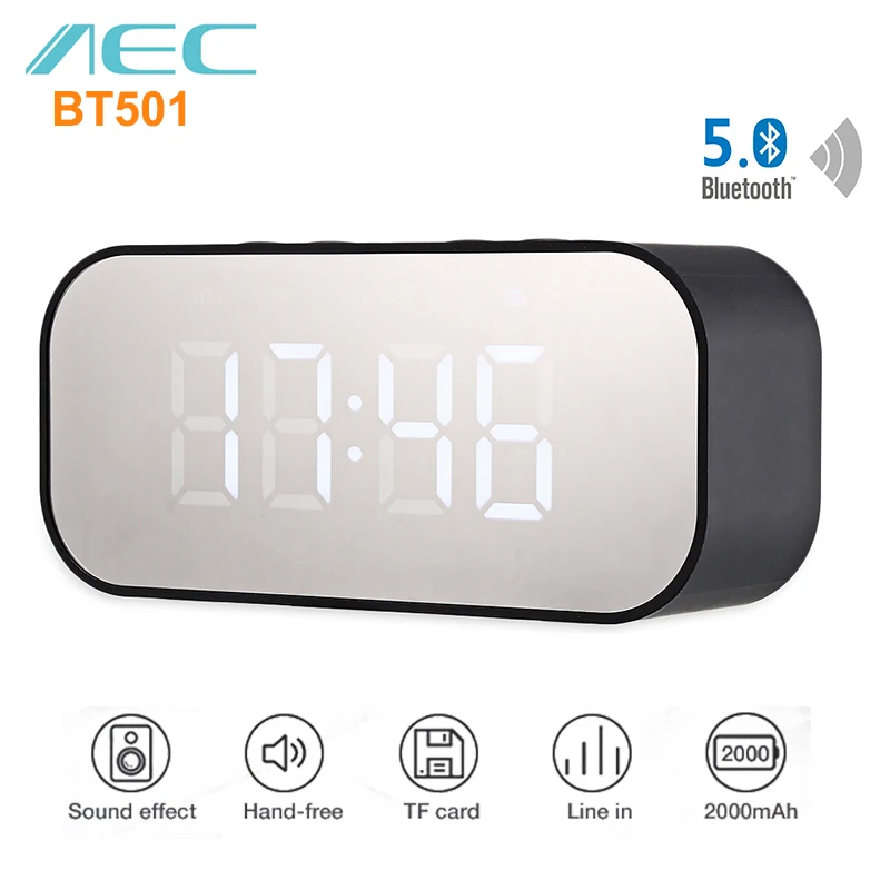 AEC BT501 портативный беспроводной bluetooth динамик Колонка сабвуфер музыкальная