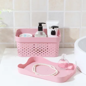 Creative Plastic Storage Basket Organizer Rectangular Stackable Cover Hollow Imitation Rattan Kindergarten Boxes Storage Tool
Creative Plastic Storage Basket Organizer Rectangular Stackable Cover Hollow Imitation Rattan Kindergarten Boxes Storage Tool