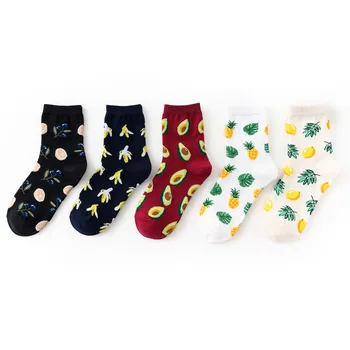 2019 new summer short socks tide socks tropical fruit in tube funny socks avocado banana cotton socks wholesale SC091-5pairs
2019 new summer short socks tide socks tropical fruit in tube funny socks avocado banana cotton socks wholesale SC091-5pairs