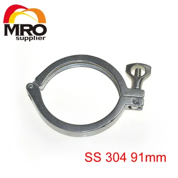 3" Sanitary Tri Clamp Clover Fits 91mm OD Ferrule Flange Stainless Steel SS 304 Heavy Duty Type SS017
3" Sanitary Tri Clamp Clover Fits 91mm OD Ferrule Flange Stainless Steel SS 304 Heavy Duty Type SS017