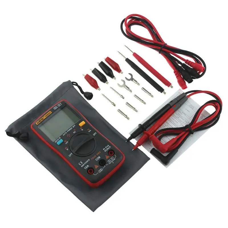 AN8001 Digital Multimeter LCD Display 6000 Counts Backlight AC/DC Ammeter Voltmeter Ohm Meter Tester -DR56O
AN8001 Digital Multimeter LCD Display 6000 Counts Backlight AC/DC Ammeter Voltmeter Ohm Meter Tester -DR56O