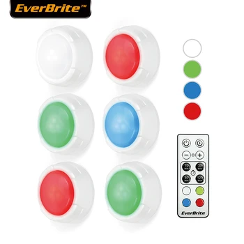 EverBrite Wireless Night Light LED Under Cabinet Lighting Dimmable Closet Light with Remote Control
EverBrite Wireless Night Light LED Under Cabinet Lighting Dimmable Closet Light with Remote Control