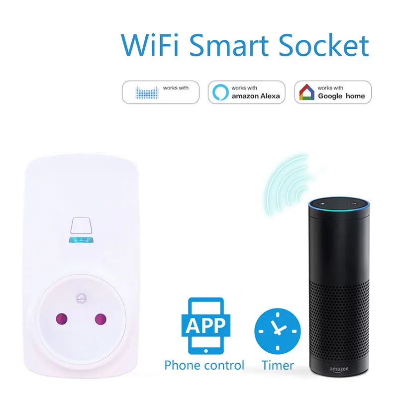 Wifi Wireless Remote Control Socket US/UK/EU/AU/FR Plug Outlet Smart home Automation Power Socket Timer For IOS Android Phone
Wifi Wireless Remote Control Socket US/UK/EU/AU/FR Plug Outlet Smart home Automation Power Socket Timer For IOS Android Phone