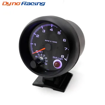 Tachometer 3 3/4" Black color 0-8000 rpm gauge with inter shift light Blue Led Car meter Racing meter YC100139
Tachometer 3 3/4" Black color 0-8000 rpm gauge with inter shift light Blue Led Car meter Racing meter YC100139