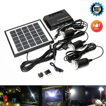 NEW Outdoor Solar Power Led Lighting Bulb Lamp System Solar Panel Home System Kit 4W 6V Outdoor Solar Power Panel LED Light Lamp
NEW Outdoor Solar Power Led Lighting Bulb Lamp System Solar Panel Home System Kit 4W 6V Outdoor Solar Power Panel LED Light Lamp