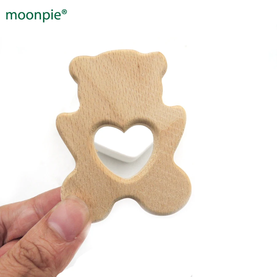 10pcs 70mm Beech wooden teether love heart bear cute cartoon animal shape teething ecofriendly toddler DIY charm EA336
10pcs 70mm Beech wooden teether love heart bear cute cartoon animal shape teething ecofriendly toddler DIY charm EA336