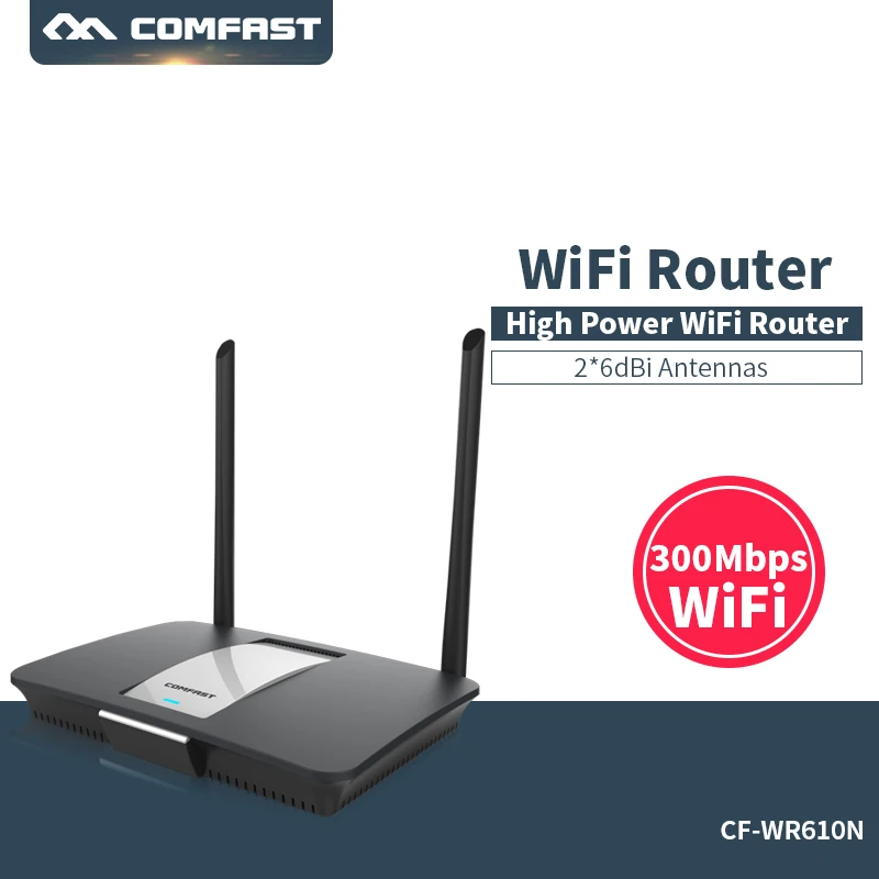 Comfast CF-WR610N 300Mbps Industrial ac wireless router with 14dBi Antenna AC controller + wireless router mode QCA9531 chipset
Comfast CF-WR610N 300Mbps Industrial ac wireless router with 14dBi Antenna AC controller + wireless router mode QCA9531 chipset