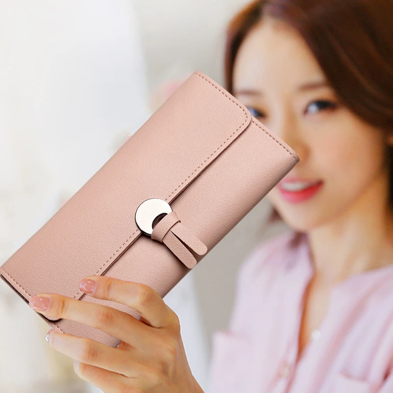 Wallet Female Coin Purse leather long Casual wallet womens wallets and purses id card holder High quality women Handy Purse
Wallet Female Coin Purse leather long Casual wallet womens wallets and purses id card holder High quality women Handy Purse